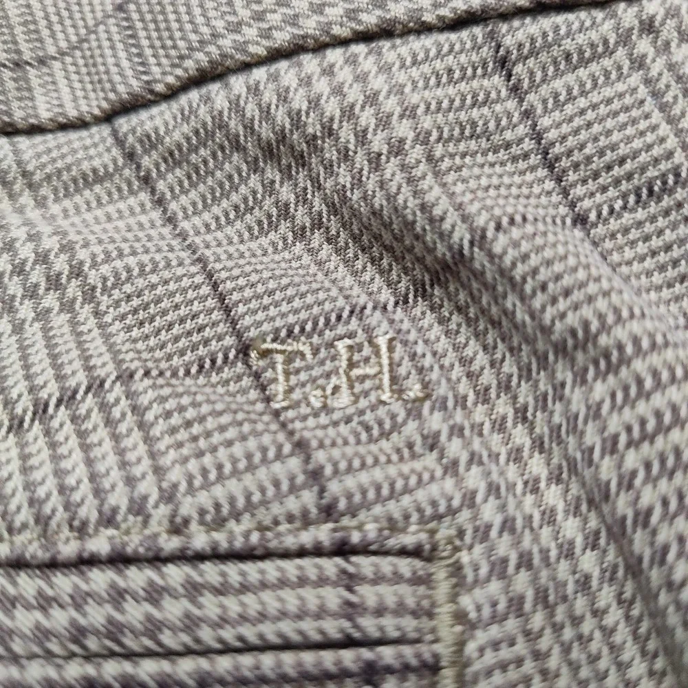 TOMMY‎ HILFIGER Women Size 4 Brown Plaid Cotton 13